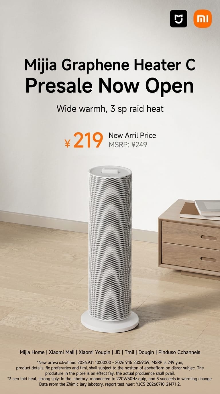 Xiaomi Mijia Graphene Heater C
