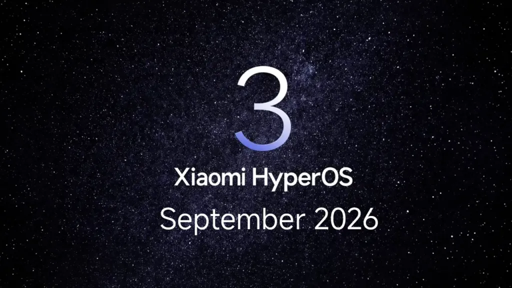 HyperOS 3 septiembre 2026