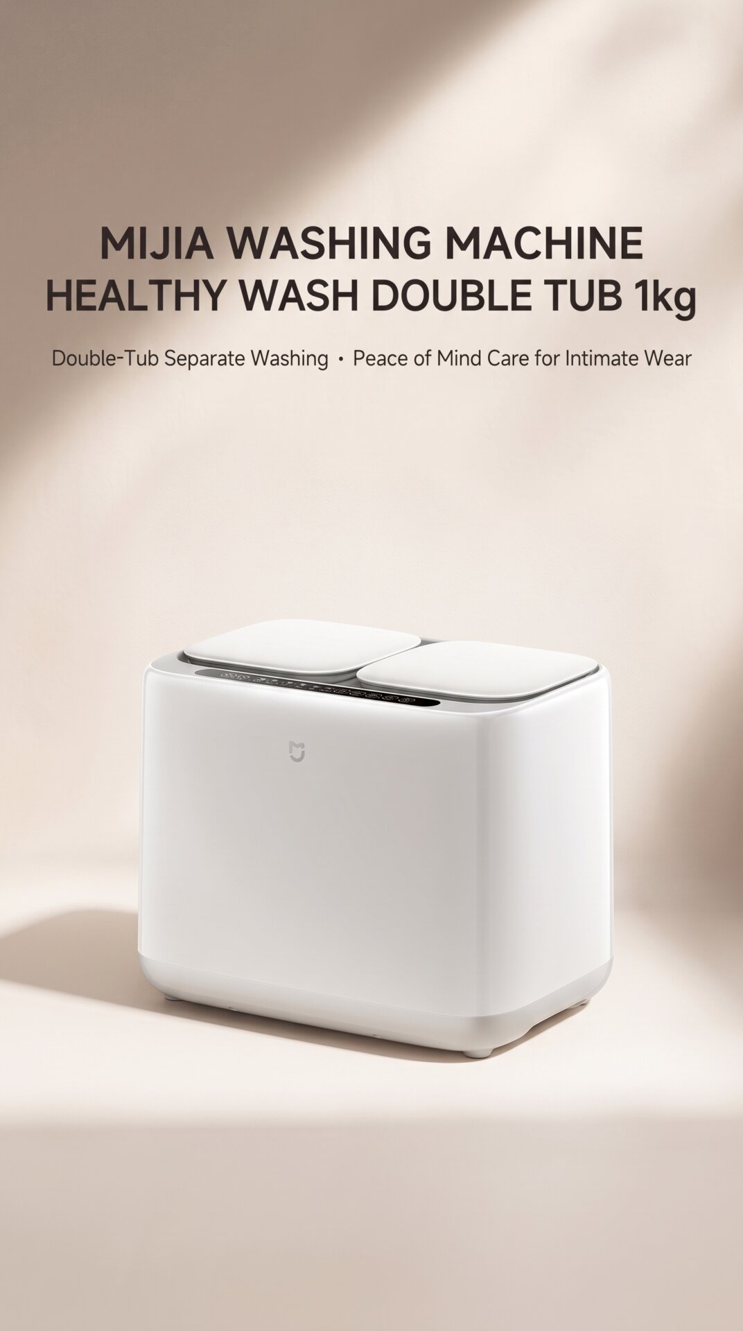 Xiaomi Mijia 1KG Portable Twin Tub Washing Machine (detalle)