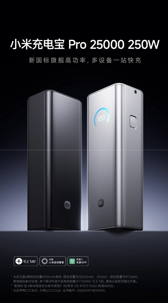Xiaomi Pro 25000 Power Bank