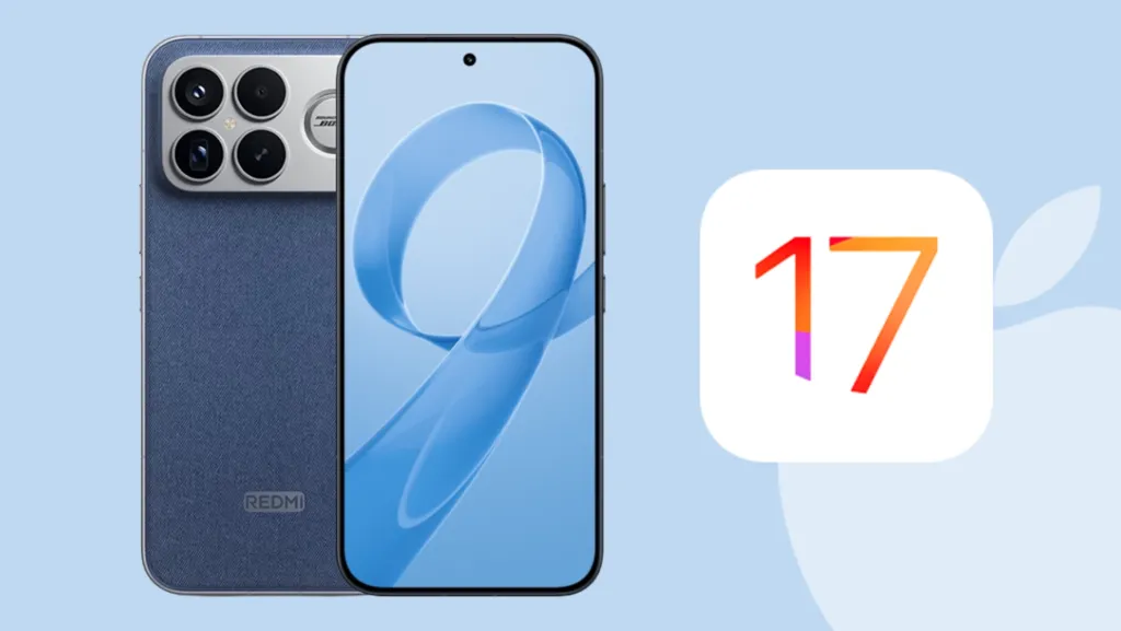 iOS 17 ejecutándose en el REDMI K90 Pro Max